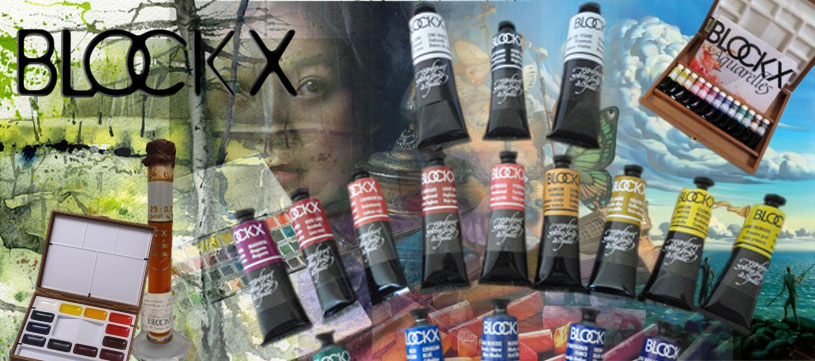 La gamme BLOCKX, une gamme de peinture, pastels et aquarelles dans l'excellence à l'arbre bleu de van gogh à Nîmes
